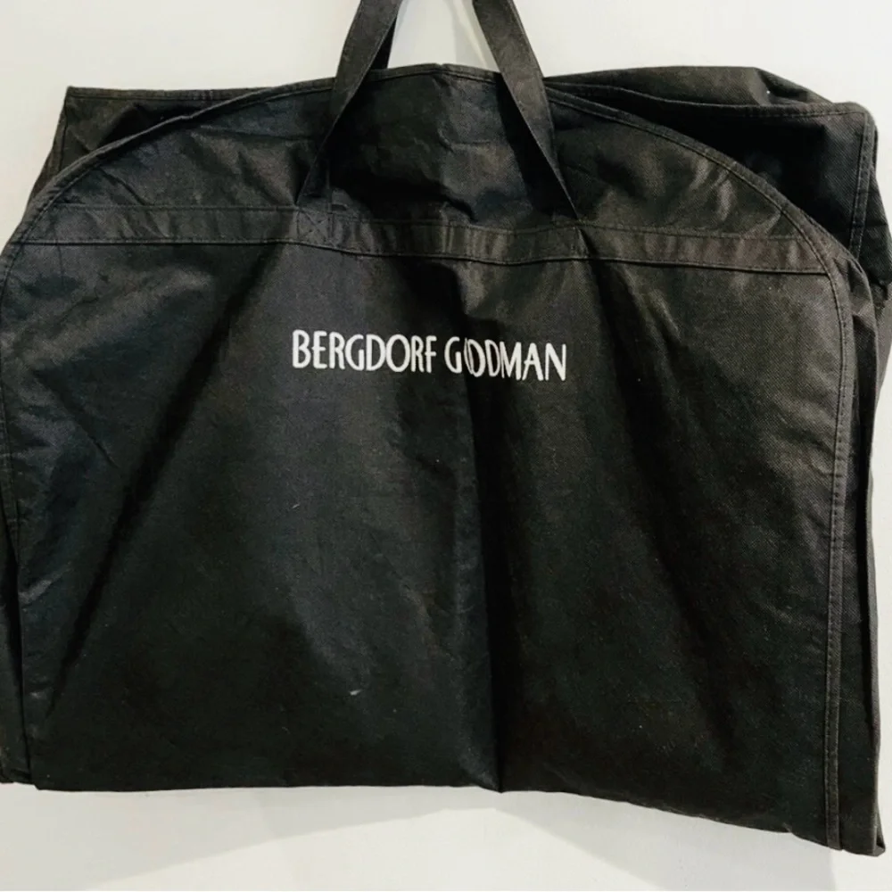 Bergdorf Goodman Fabric Garment Travel Bag Storage Dress Jacket Black 42”x 24”